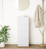 VidaXL Dressoir 37,5x35x99 cm spaanplaat wit