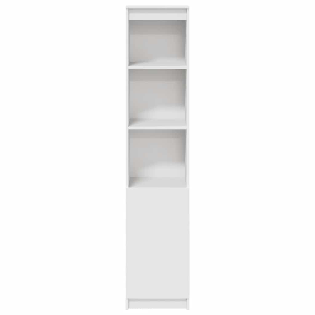 VidaXL Hoge kast 37,5x35x180 cm spaanplaat wit
