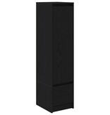 VidaXL Highboard 29,5x34x119,5 cm spaanplaat zwart eikenkleurig
