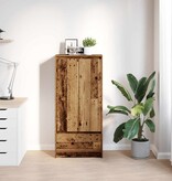 VidaXL Kast met lade 55,5x34x119,5 cm spaanplaat hout oud hout