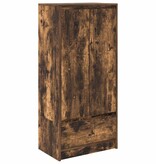 VidaXL Kast met lade 55,5x34x119,5 cm spaanplaat gerookt eikenkleurig