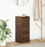 VidaXL Dressoir 29,5x34x76 cm bewerkt hout bruin eikenkleurig