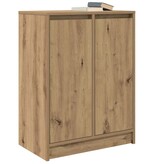 VidaXL Dressoir ambachtelijk spaanplaat hout ambachtelijk 57x34x76 cm