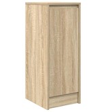 VidaXL Dressoir 29,5x34x76 cm bewerkt hout sonoma eikenkleurig