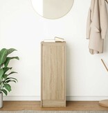 VidaXL Dressoir 29,5x34x76 cm bewerkt hout sonoma eikenkleurig
