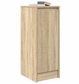 VidaXL Dressoir 29,5x34x76 cm bewerkt hout sonoma eikenkleurig