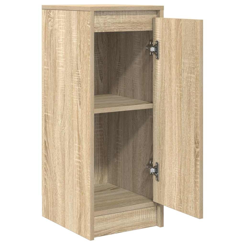 VidaXL Dressoir 29,5x34x76 cm bewerkt hout sonoma eikenkleurig