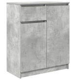 VidaXL Dressoir met lade 71x35x84 cm spaanplaat betongrijs