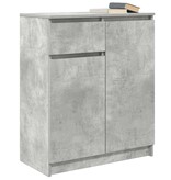 VidaXL Dressoir met lade 71x35x84 cm spaanplaat betongrijs