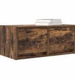VidaXL Tv-meubelen 2 st 60x31x25,5 cm bewerkt hout gerookt eikenkleur