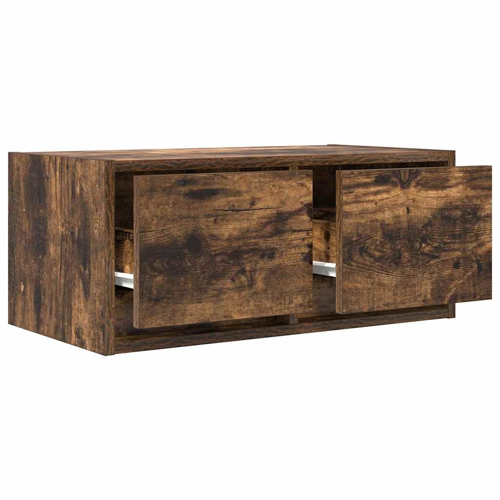 VidaXL Tv-meubelen 2 st 60x31x25,5 cm bewerkt hout gerookt eikenkleur