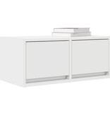 VidaXL Tv-meubelen 2 st 60x31x25,5 cm bewerkt hout wit