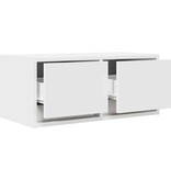 VidaXL Tv-meubelen 2 st 60x31x25,5 cm bewerkt hout wit
