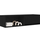 VidaXL Tv-meubelen 2 st 100x31x25,5 cm bewerkt hout zwart