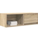 VidaXL Tv-meubel 80x31x25,5 cm bewerkt hout sonoma eikenkleurig