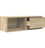 VidaXL Tv-meubel 80x31x25,5 cm bewerkt hout sonoma eikenkleurig