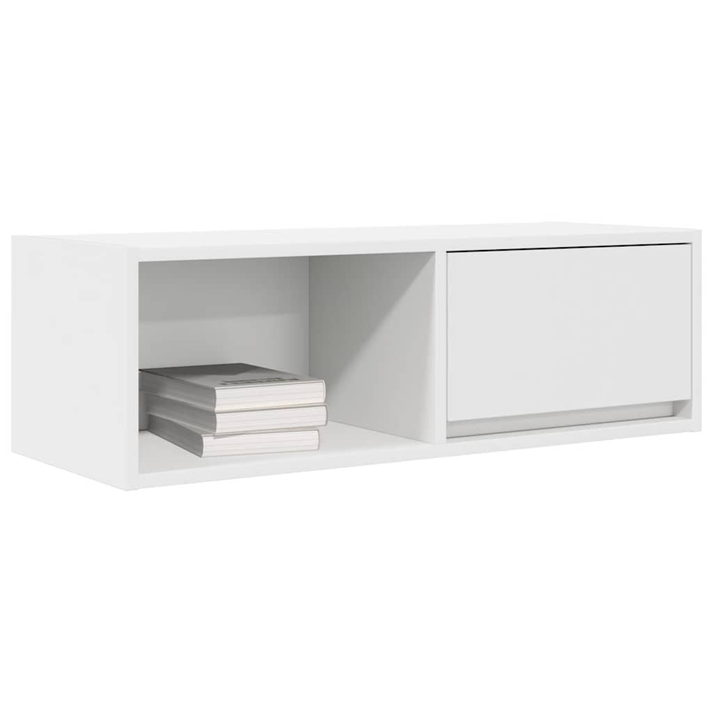 VidaXL TV-meubel 80x31x25,5 cm bewerkt hout wit