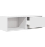 VidaXL TV-meubel 80x31x25,5 cm bewerkt hout wit