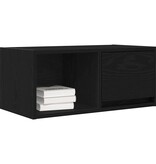 VidaXL Tv-kasten 60x31x25,5 cm spaanplaat zwart eikenkleurig