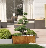 VidaXL Plantenbak roestig 100x100x40 cm weervast staal