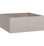VidaXL Plantenbak roestig 100x100x40 cm weervast staal