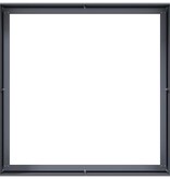 VidaXL Plantenbak 100x100x40 cm staal antracietkleurig