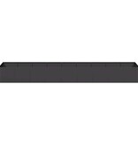 VidaXL Plantenbak 360x80x40 cm staal zwart