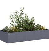 VidaXL Plantenbak 200x80x40 cm staal antracietkleurig
