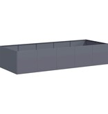 VidaXL Plantenbak 200x80x40 cm staal antracietkleurig