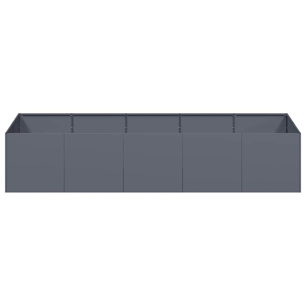VidaXL Plantenbak 200x80x40 cm staal antracietkleurig