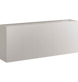 VidaXL Plantenbak roestig 200x40x80 cm weervast staal