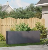 VidaXL Plantenbak 200x40x80 cm koudgewalst staal antracietkleurig