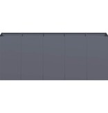 VidaXL Plantenbak 200x40x80 cm koudgewalst staal antracietkleurig