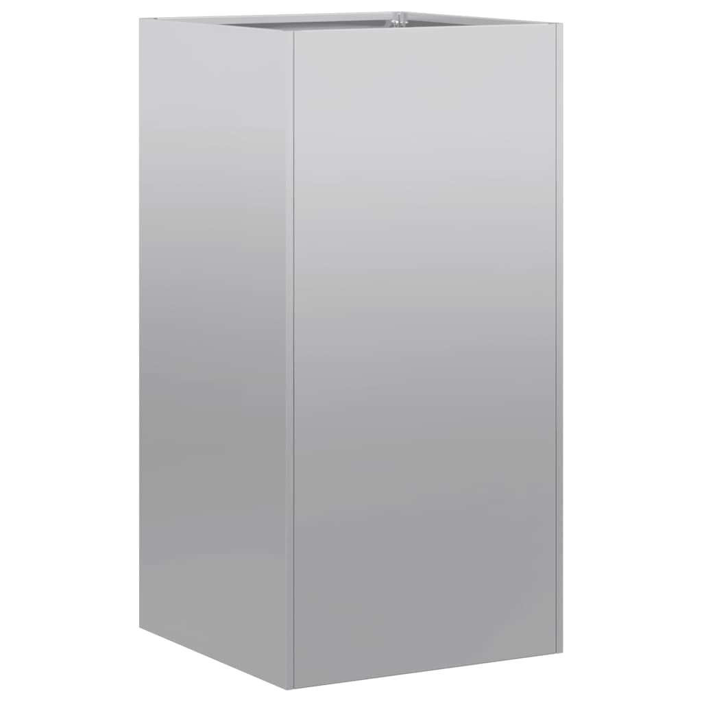 VidaXL Plantenbak 40x40x80 cm gegalvaniseerd staal