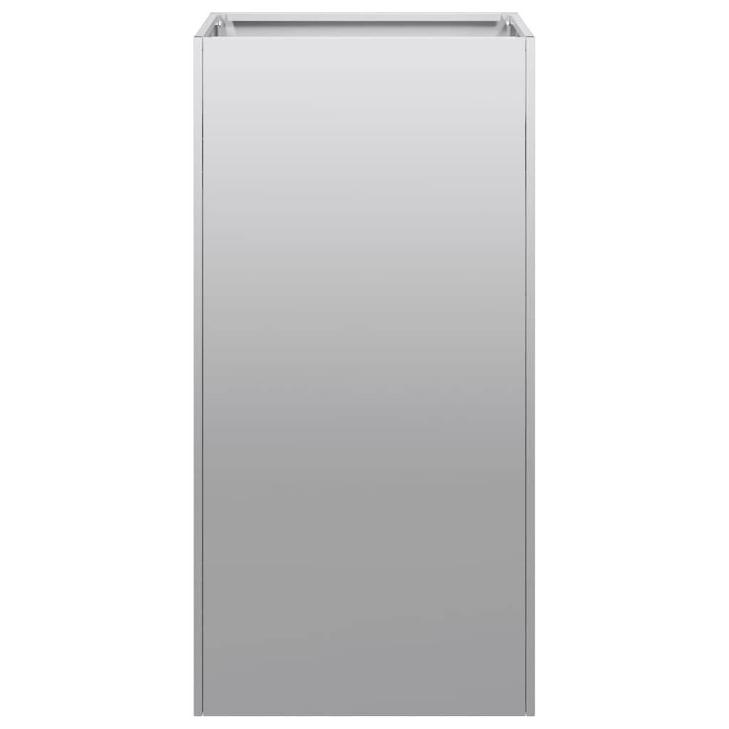 VidaXL Plantenbak 40x40x80 cm gegalvaniseerd staal