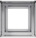 VidaXL Plantenbak 40x40x80 cm gegalvaniseerd staal