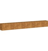 VidaXL Plantenbak roestig 360x40x40 cm weervast staal