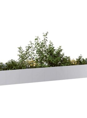 VidaXL Plantenbak 360x40x40 cm gegalvaniseerd staal