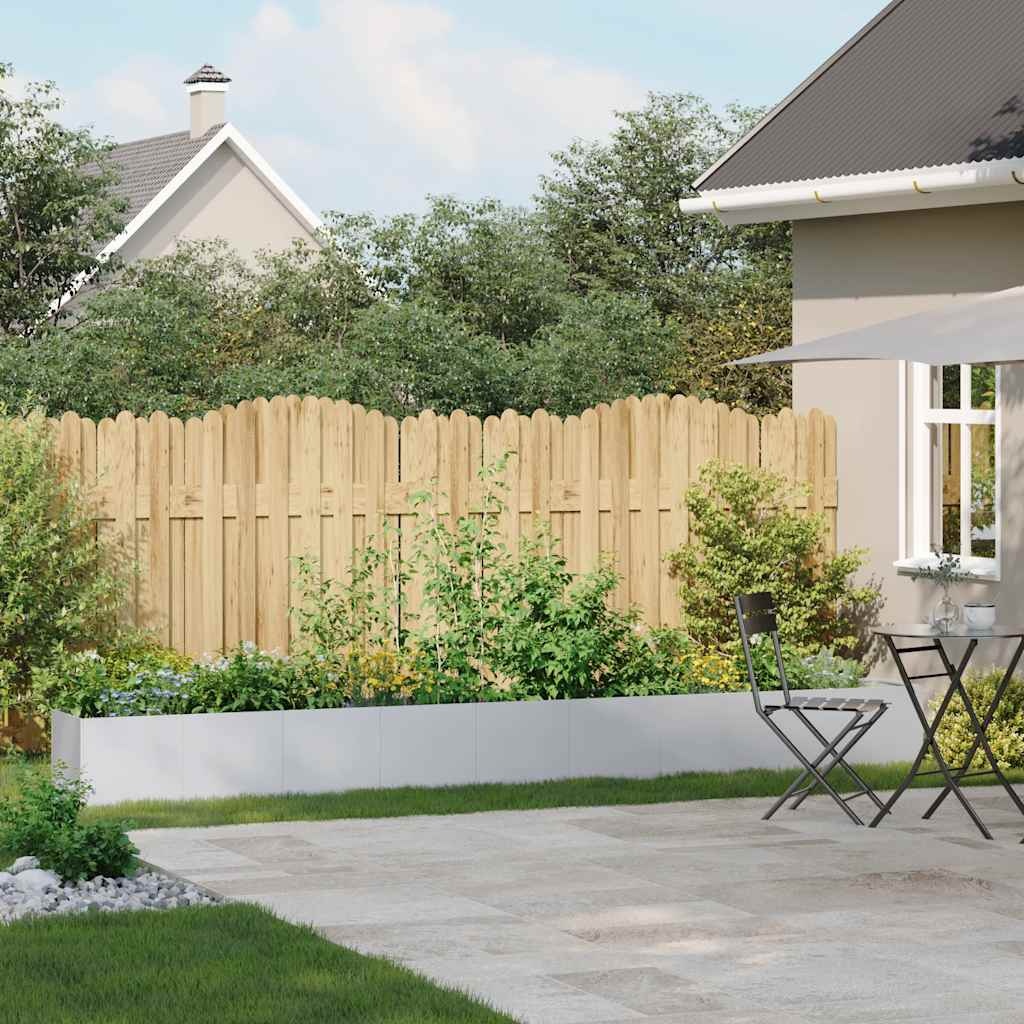 VidaXL Plantenbak 360x40x40 cm gegalvaniseerd staal