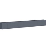 VidaXL Plantenbak 360x40x40 cm koudgewalst staal antracietkleurig