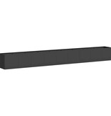 VidaXL Plantenbak 360x40x40 cm koudgewalst staal zwart