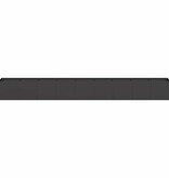 VidaXL Plantenbak 360x40x40 cm koudgewalst staal zwart