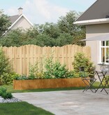 VidaXL Plantenbak roestig 280x40x40 cm weervast staal