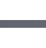 VidaXL Plantenbak 280x40x40 cm koudgewalst staal antracietkleurig