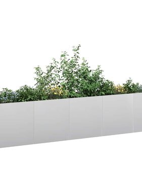 VidaXL Plantenbak 200x40x40 cm gegalvaniseerd staal