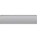 VidaXL Plantenbak 200x40x40 cm gegalvaniseerd staal