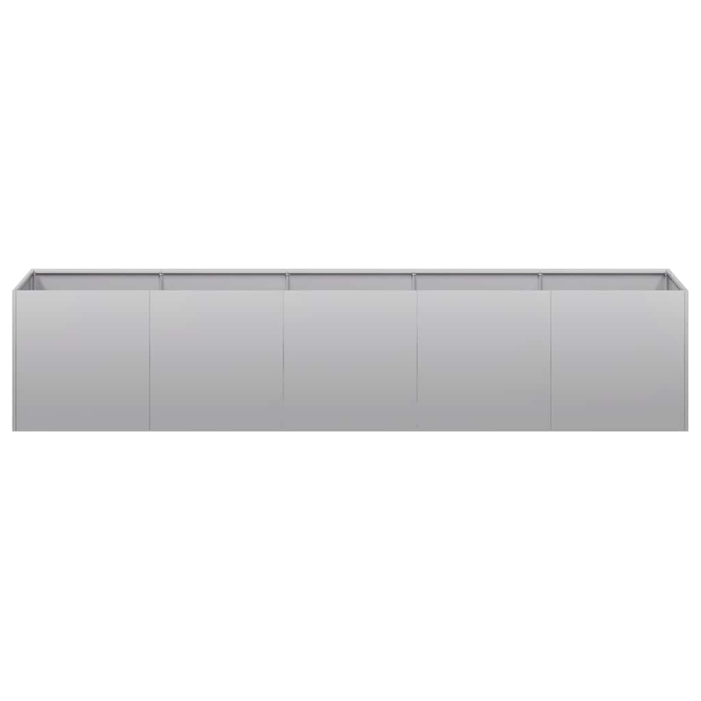 VidaXL Plantenbak 200x40x40 cm gegalvaniseerd staal