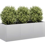 VidaXL Plantenbak 120x40x40 cm gegalvaniseerd staal