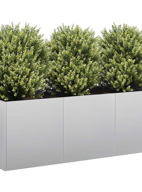 VidaXL Plantenbak 120x40x40 cm gegalvaniseerd staal