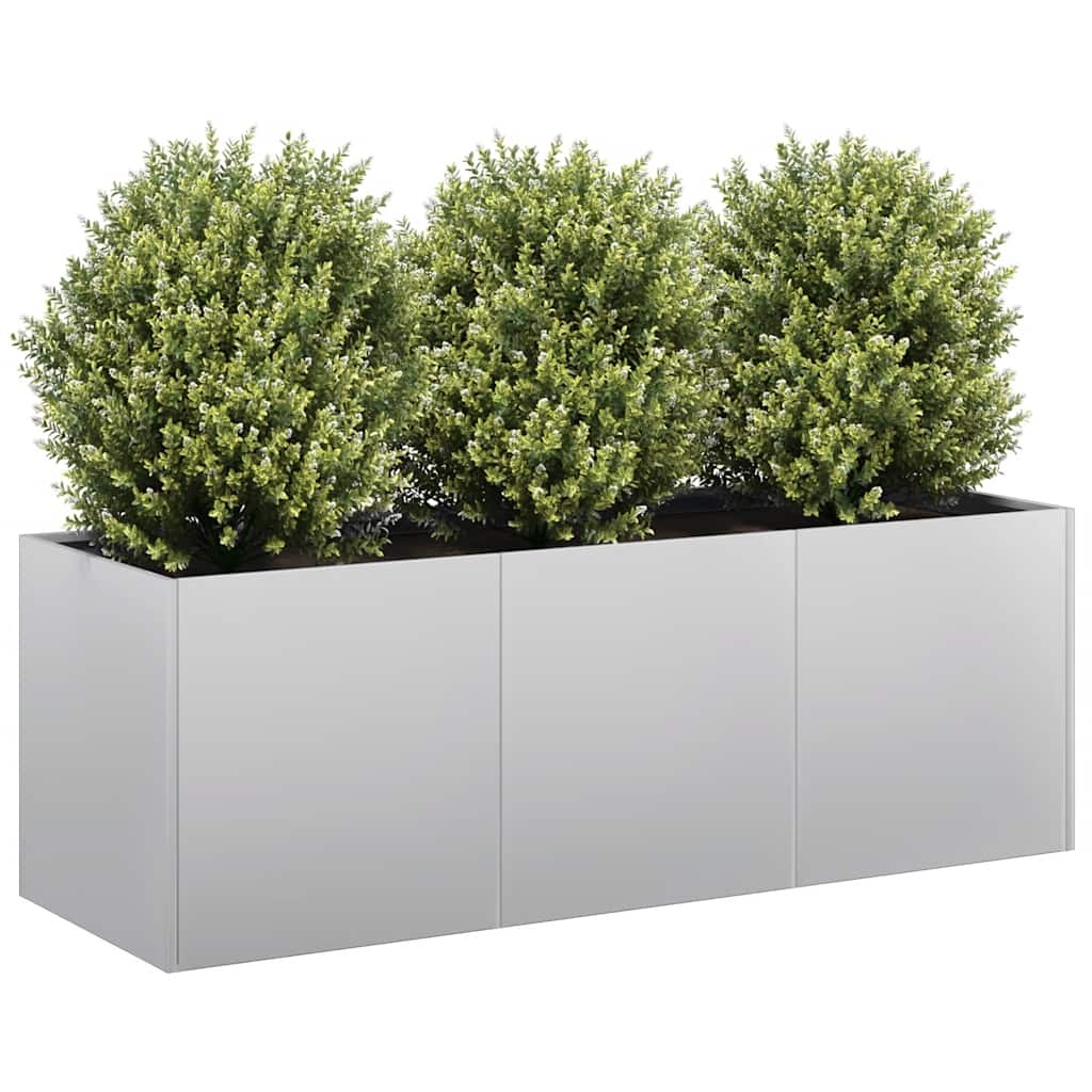 VidaXL Plantenbak 120x40x40 cm gegalvaniseerd staal